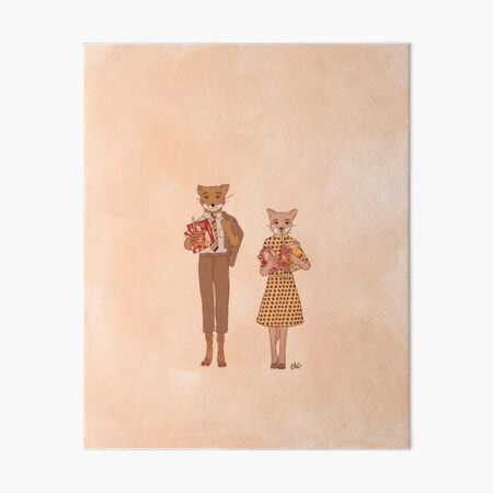 Fantastic Mr. Fox Art Board Print