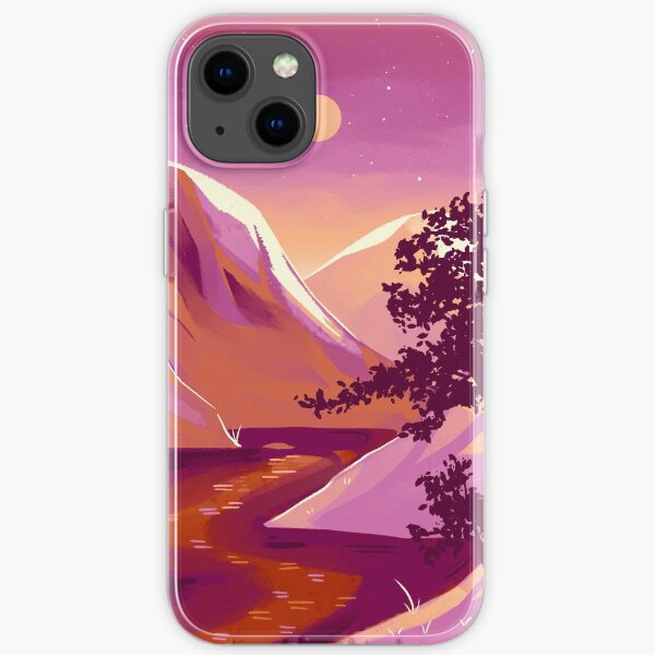 Lesbian Pride Mountain iPhone Soft Case