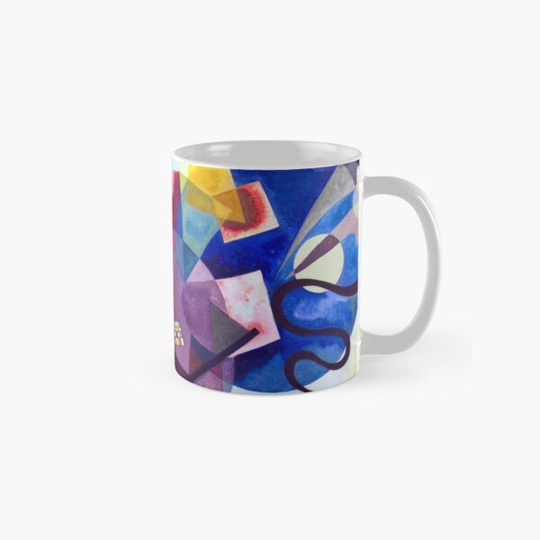 Kandinsky Jaune Rouge Bleu (Yellow Red Blue) Artwork 1925, Abstract Design for Posters, Prints, Tshirts, Men, Women, Kids, Youth Classic Mug