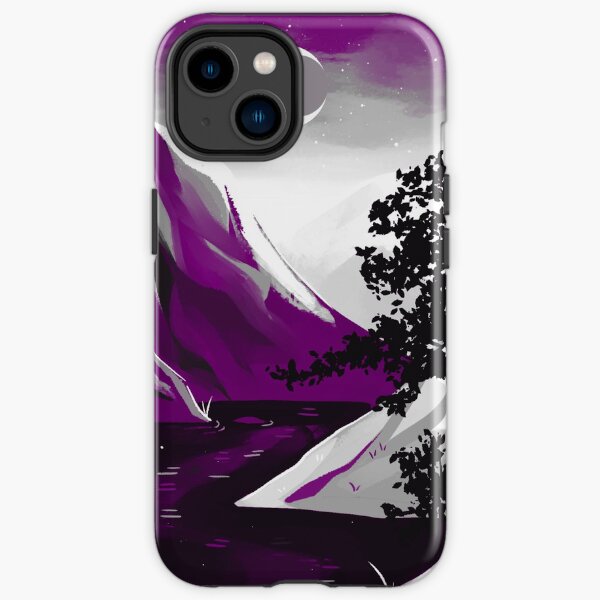 Asexual Pride Mountain iPhone Tough Case