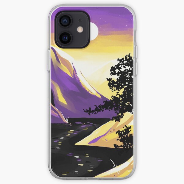 Nonbinary Pride Mountain iPhone Soft Case