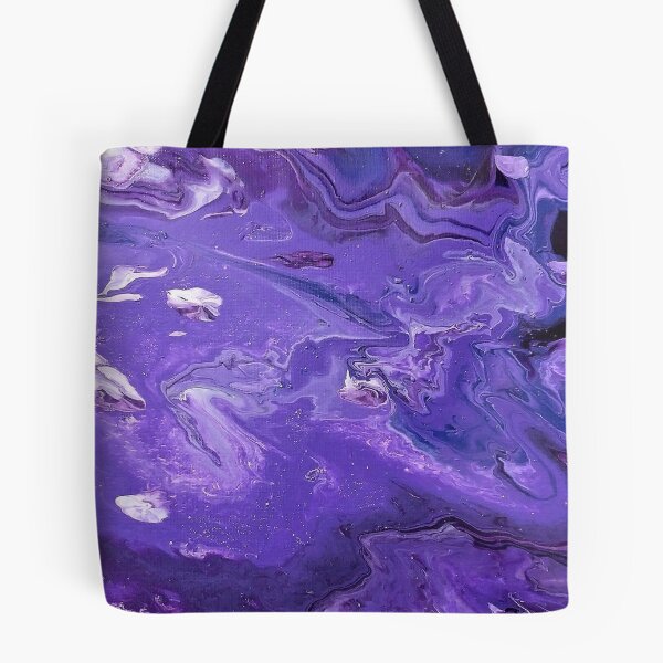 Item preview, Arte de vertido fluido de amatista que fluye designed and sold by GingerEccentric.
