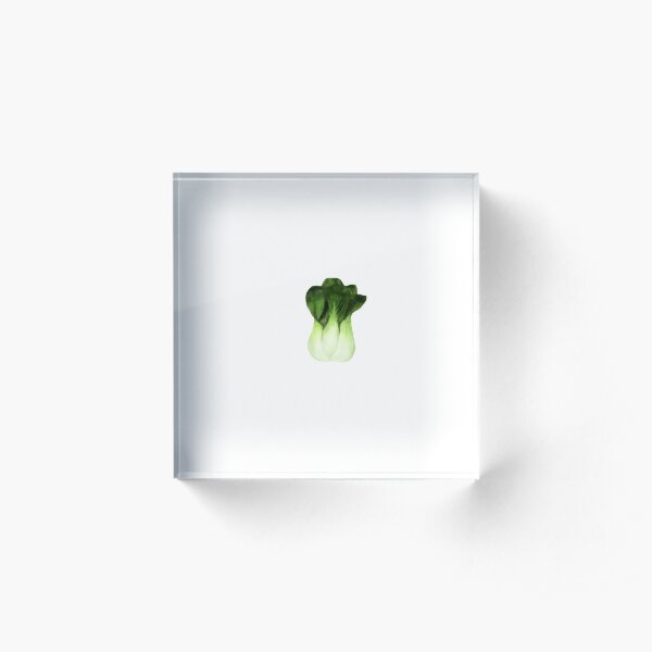 Bok Choy Acrylic Block