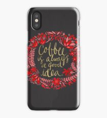 Coffee on Charcoal iPhone Case