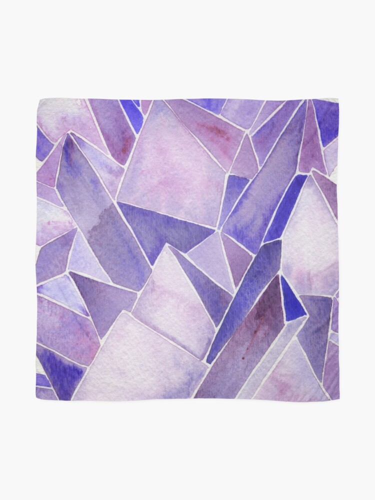 Alternate view of Watercolor Amethyst Scarf