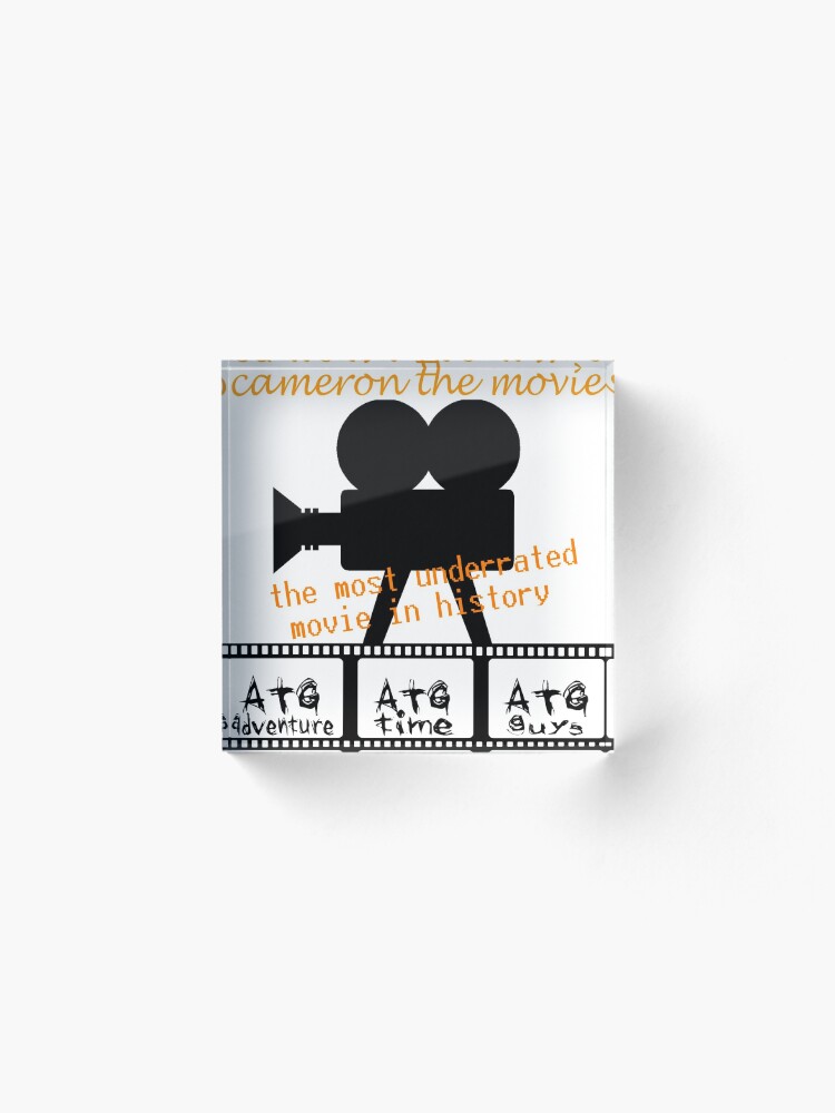 Alternate view of ATG camerons cameron the movie t shirt Acrylic Block