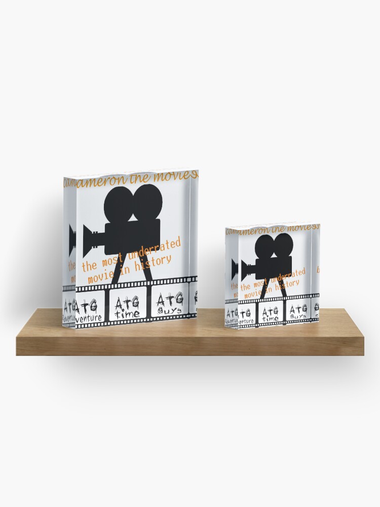 Alternate view of ATG camerons cameron the movie t shirt Acrylic Block