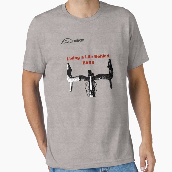 Item preview, Cycling T Shirt - Life Behind Bars designed and sold by ProAmBike.