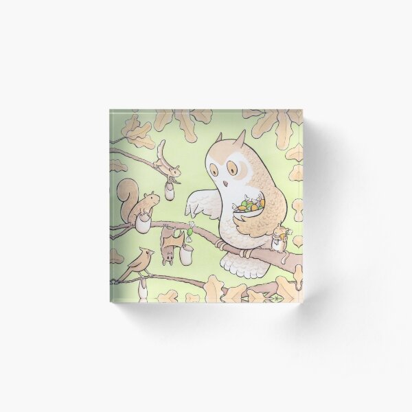 Trick Or Treat Acrylic Block