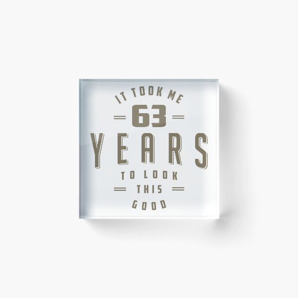 Item preview, Funny 63th Birthday T-shirt designed and sold by cidolopez.