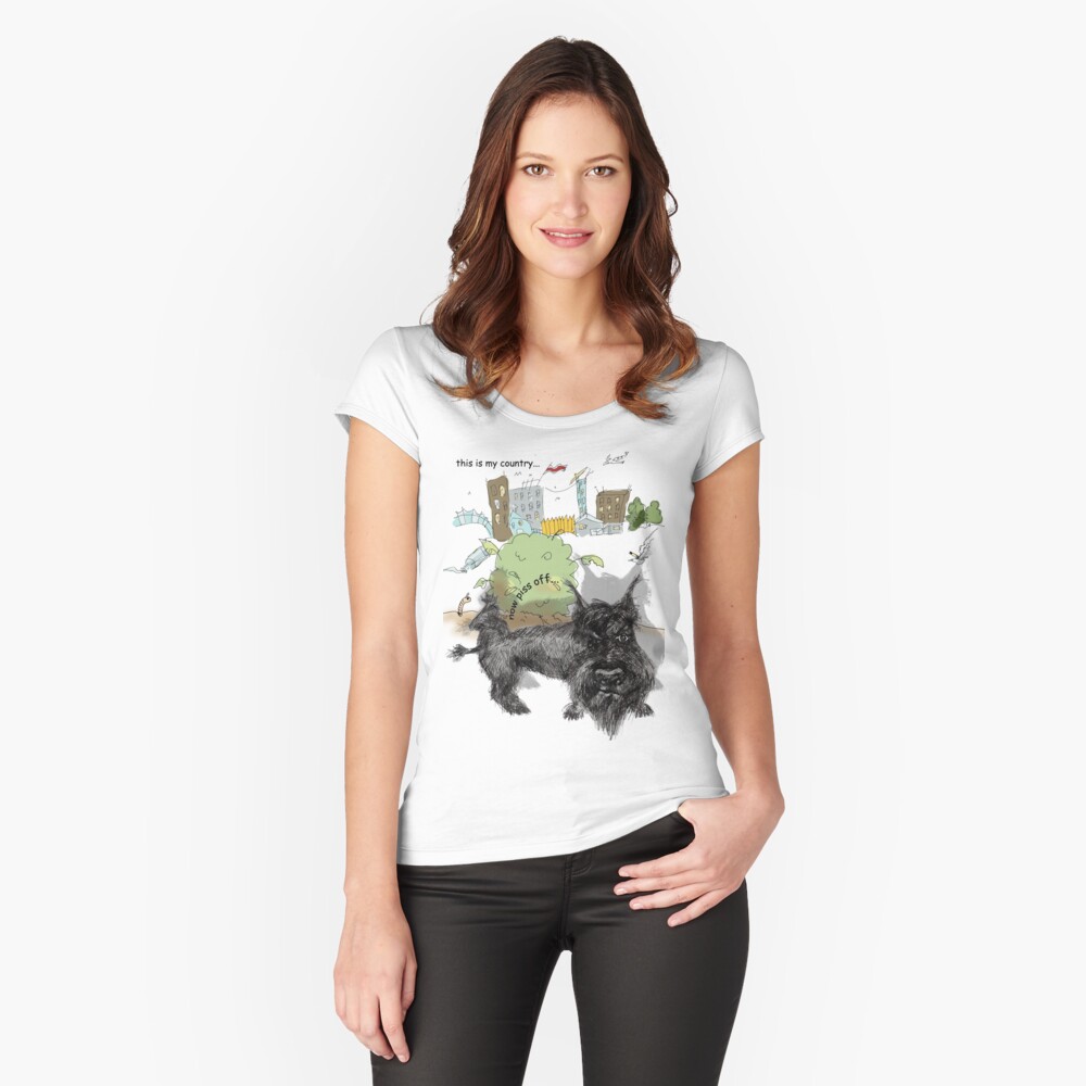 Item preview, Fitted Scoop T-Shirt designed and sold by Anthropolog.