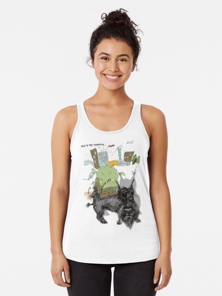 Thumbnail 1 of 3, Racerback Tank Top, patriotic piece designed and sold by Anthropolog.
