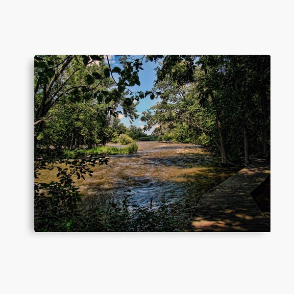The Fox River Rising Canvas Print