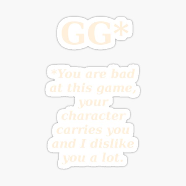 gg-real-meaning-of-gg-sticker-for-sale-by-bluebase-redbubble