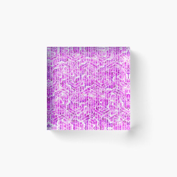 Item preview, Geo Blooms in Pink designed and sold by ZaraMartina.