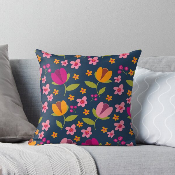 Item preview, Azul floral 2.0 designed and sold by Paula Hall.