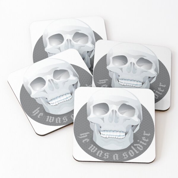 Item preview, He was a soldier (smiling skull sigil) Malazan empire fanart designed and sold by jazzydevil.