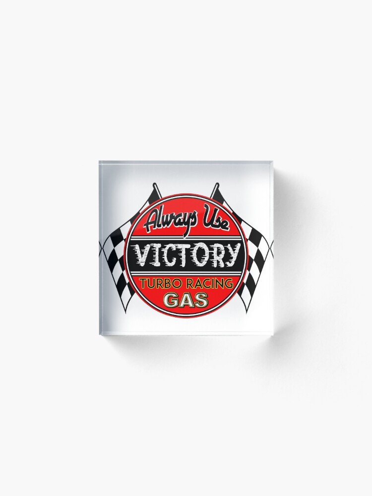 "Victory Racing Gas Fuel Vintage Auto Car Advertising Logo Hot Rods 2