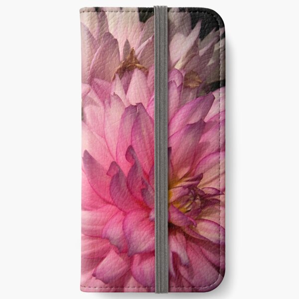 Pink Dahlias from A Gardener's Notebook iPhone Wallet