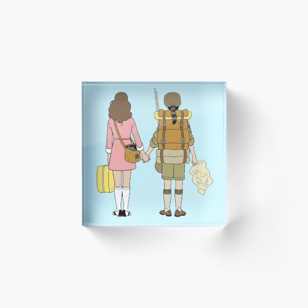 Moonrise Kingdom - Suzy & Sam Acrylic Block