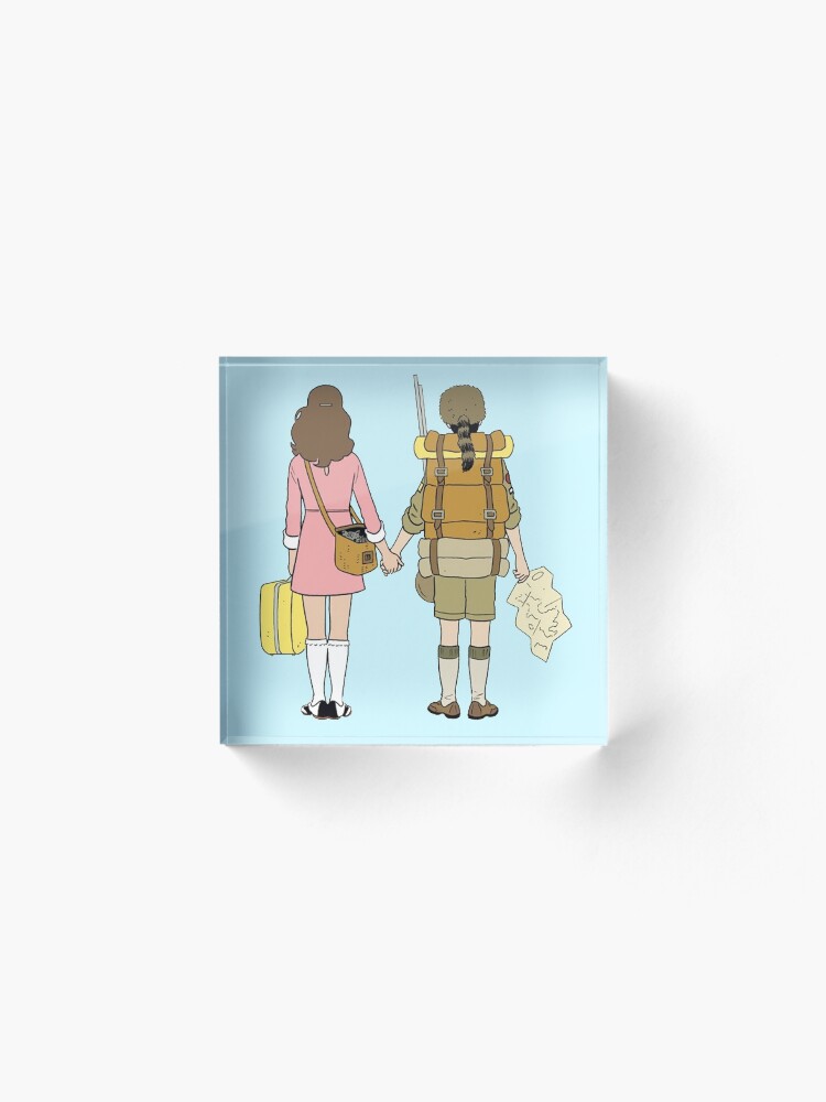 Alternate view of Moonrise Kingdom - Suzy & Sam Acrylic Block