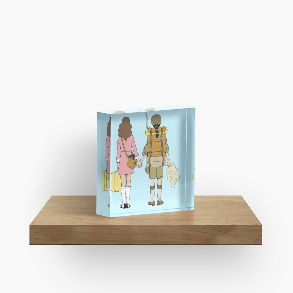 Moonrise Kingdom - Suzy & Sam Acrylic Block