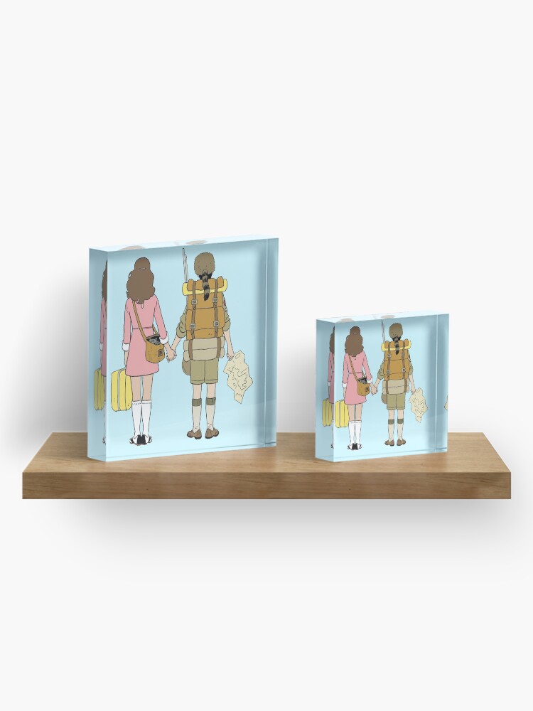 Alternate view of Moonrise Kingdom - Suzy & Sam Acrylic Block