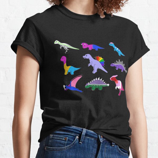 Dinosaures Fierté T-shirt classique