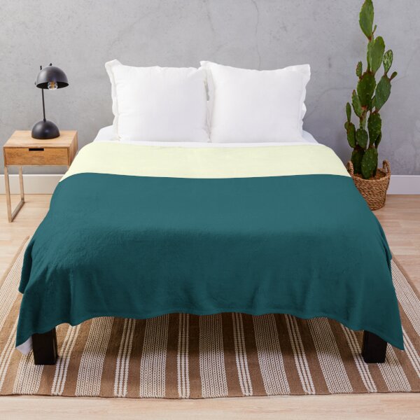 Artikelvorschau, Farbblock: Teal Cream Clean Minimalist Pattern entworfen und verkauft von kierkegaard.