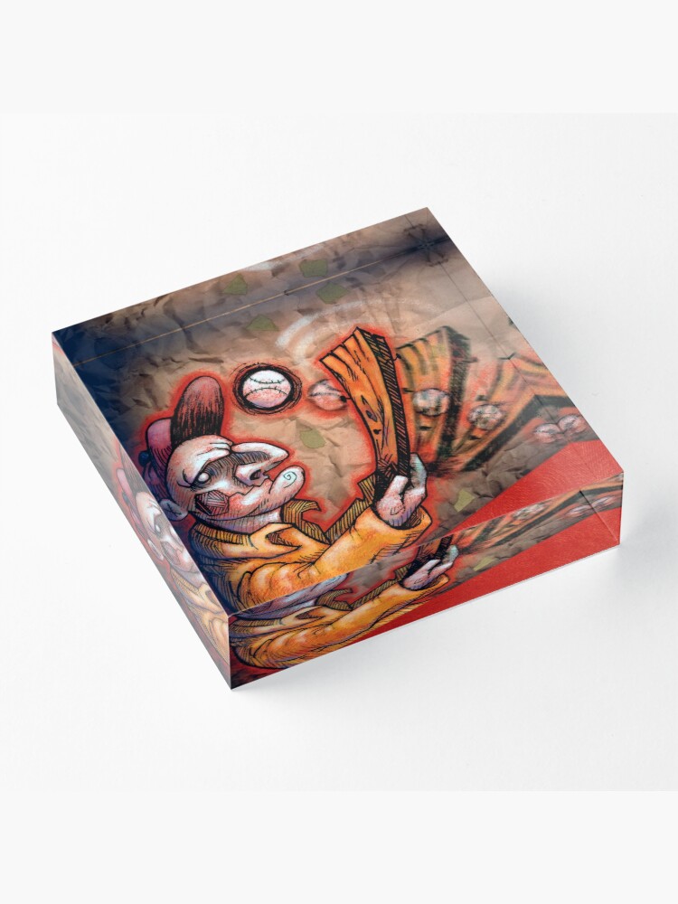 Alternate view of Swingin' Punch Acrylic Block