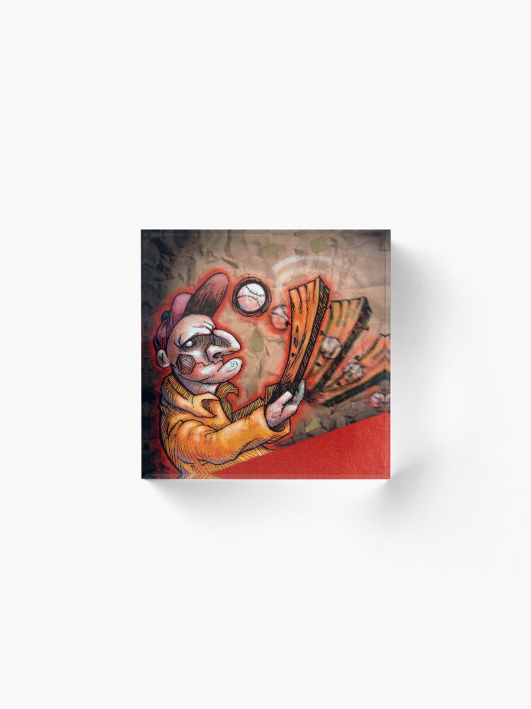 Alternate view of Swingin' Punch Acrylic Block