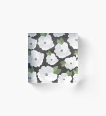 Bloque acrílico Romantic Floral Pattern