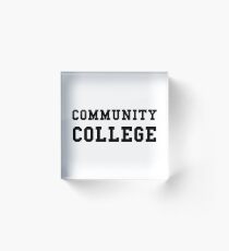 Community College Acrylic Block