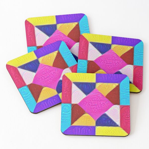 Item preview, DeepDream Color Squares Visual Areas 5x5K v1447942584 designed and sold by blackhalt.