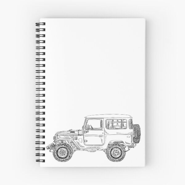 Item preview, FJ40 Side Profile Sketch designed and sold by Sketchwagen.