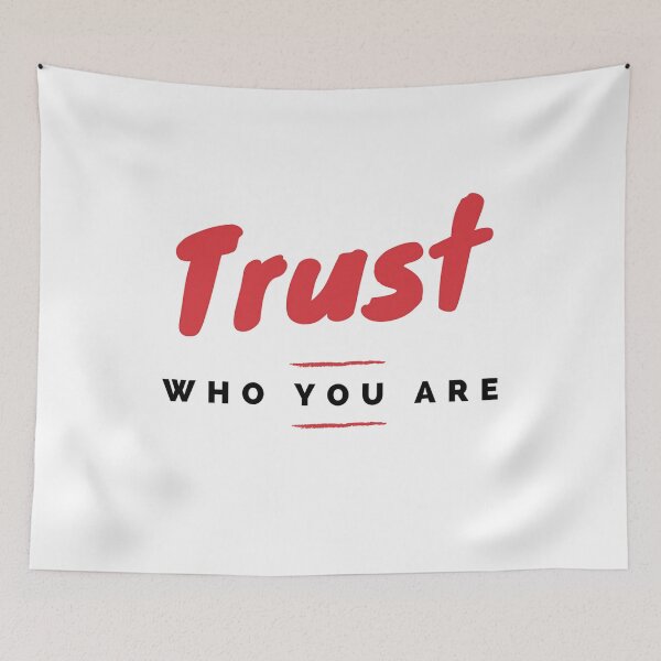 Item preview, Trust Who You Are - Inspirational Self-Love Message designed and sold by 4wordsmovement.