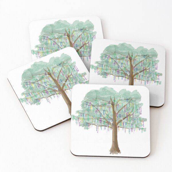 Item preview, Mardi Gras Tree - watercolor designed and sold by jay-p.