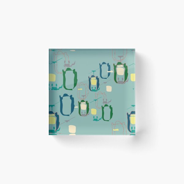 Item preview, green tram design designed and sold by cintclare.