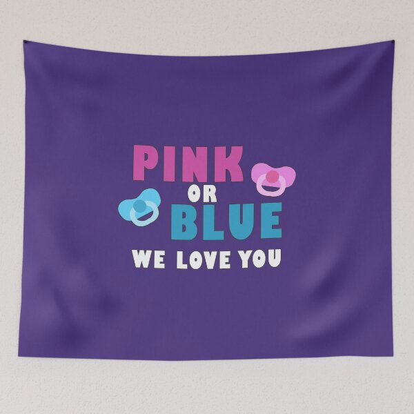 Item preview, Baby Shower - Rosa o Azul Te Amamos designed and sold by WordvineMedia.