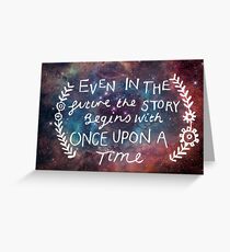 The Lunar Chronicles Space Quote Greeting Card