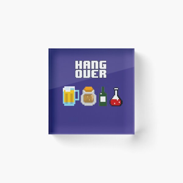 Artikelvorschau, 8 Bit Hangover entworfen und verkauft von Retro Rewinder 80's five and dime.