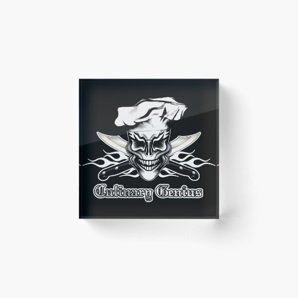 Item preview, Chef Skull 1: Culinary Genius 3 White Flames designed and sold by sdesiata.