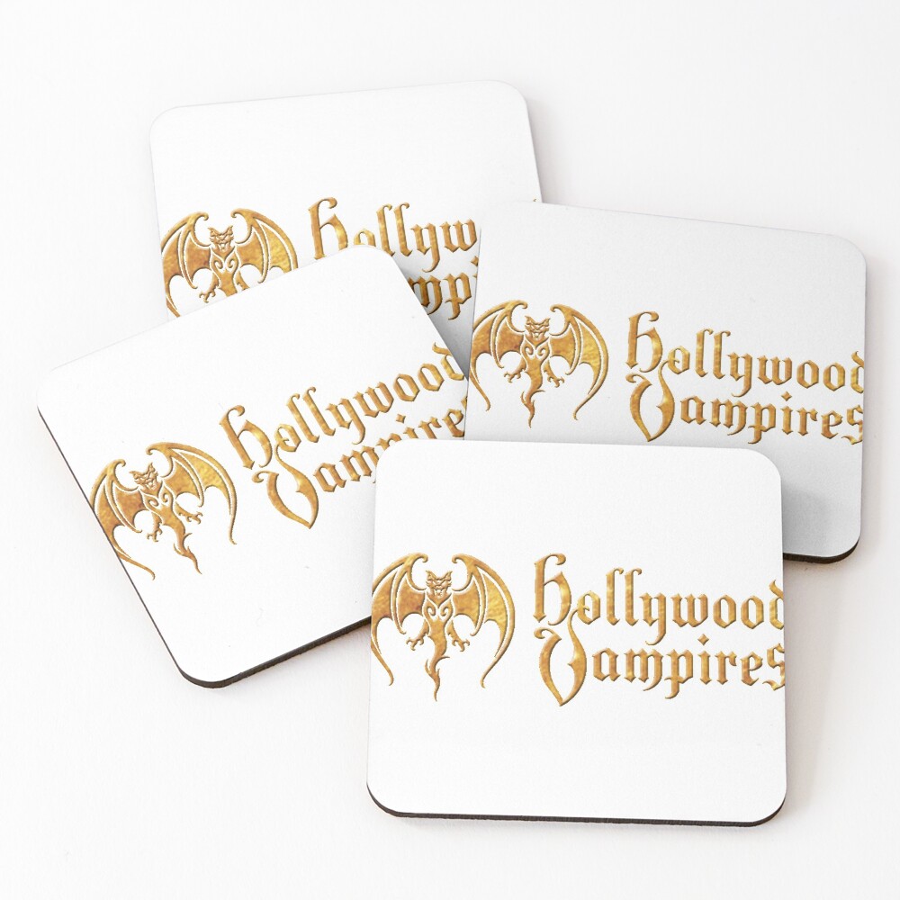 "HOLLYWOOD VAMPIRES band" Coasters (Set of 4) for Sale by Alischa