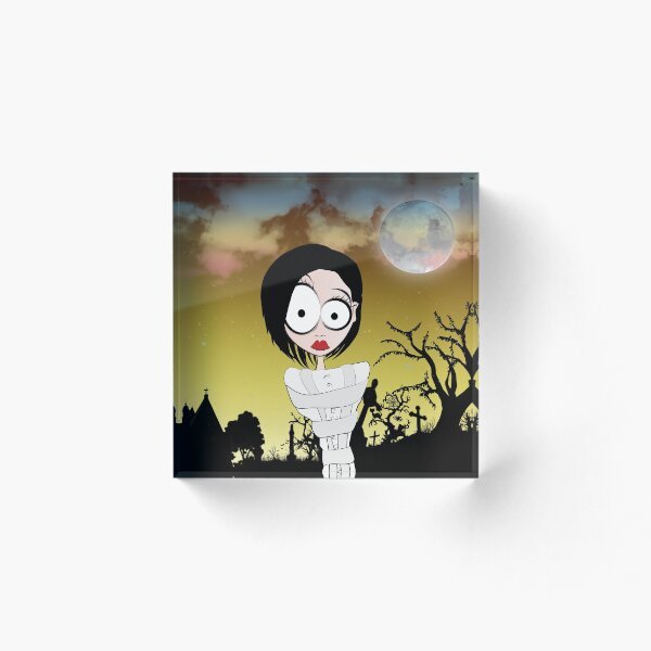 Item preview, Crazy Girl in a Graveyard designed and sold by Brenda Boo.