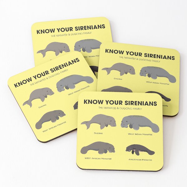 Item preview, Know Your Sirenians designed and sold by Peppermint Narwhal.