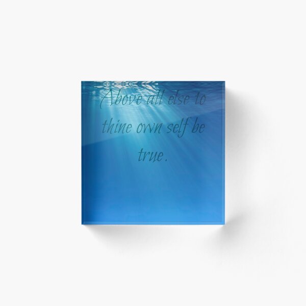 Item preview, To Thine Own Self Be True designed and sold by etaworks.