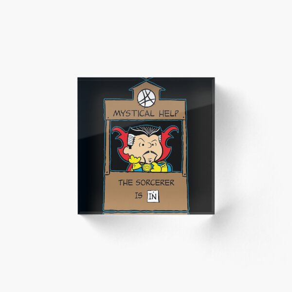 The Strange Doctor is in Acrylic Block