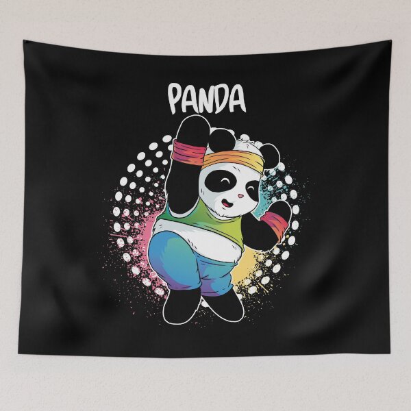 Item preview, Women Fitness Aerobics Panda designed and sold by emphatic.