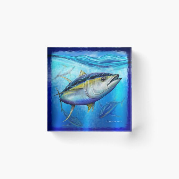 Item preview, Yellowfin Tuna - Out of the Blue designed and sold by David Pearce Marine Art.