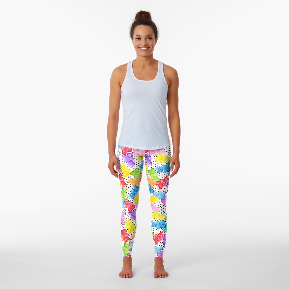 Gummy Bears on polka dots Leggings